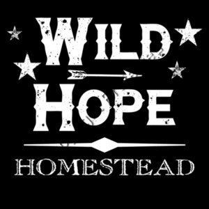 KIDS HOODIE - Wild Hope Homestead (White on Dark) Design