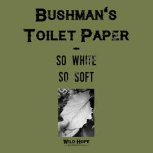 MENS T-SHIRT - Bushman's Toilet Paper Design