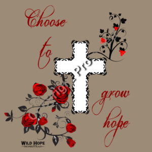 WOMENS T-SHIRT - Choose to Grow Hope Design