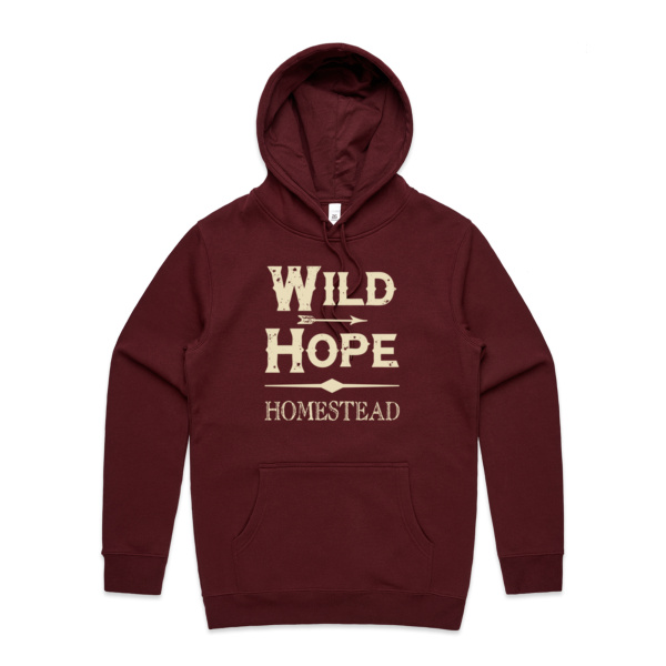 HOODIE - Wild Hope Homestead (Beige on Dark) Thumbnail